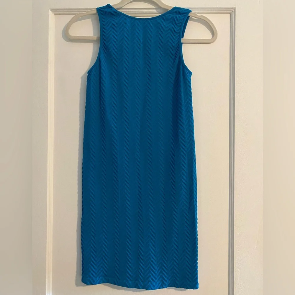 Y2K Free People Intimately Boho Sleeveless Mini Bodycon Summer Beach Dress Teal